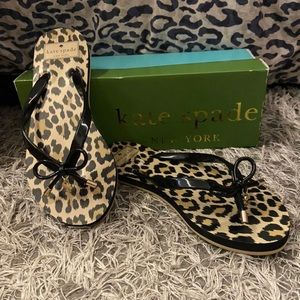 Kate Spade Leopard FlipFlops